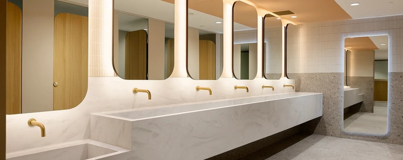 Engineering durable and hygienic hardware for large-scale bathroom environments